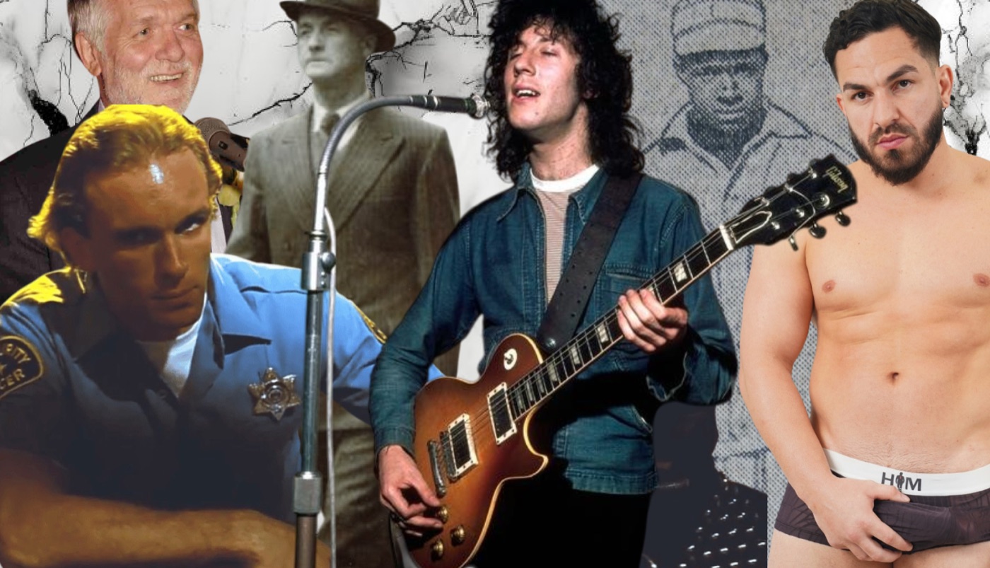A montage of famous Peter Greens — the guitarist, the actor, the dog handler, the ballplayer and more