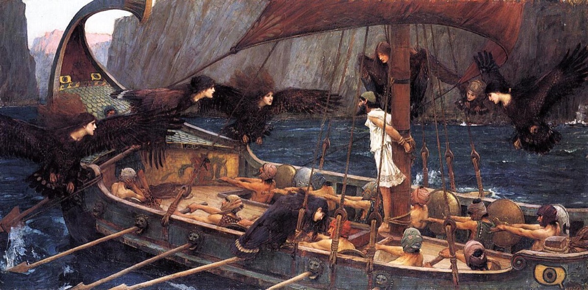 Ulysses and the Sirens (1891) by John William Waterhouse